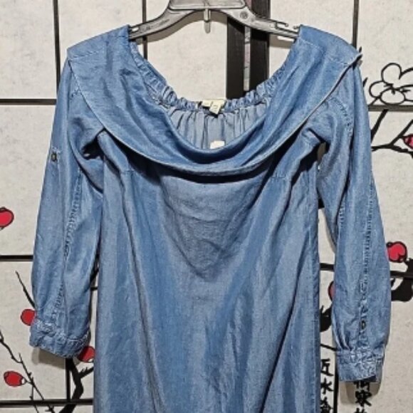 Anthropologie Pilcro and the Letterpress Denim NWT Dress Size 6 - Picture 2 of 5